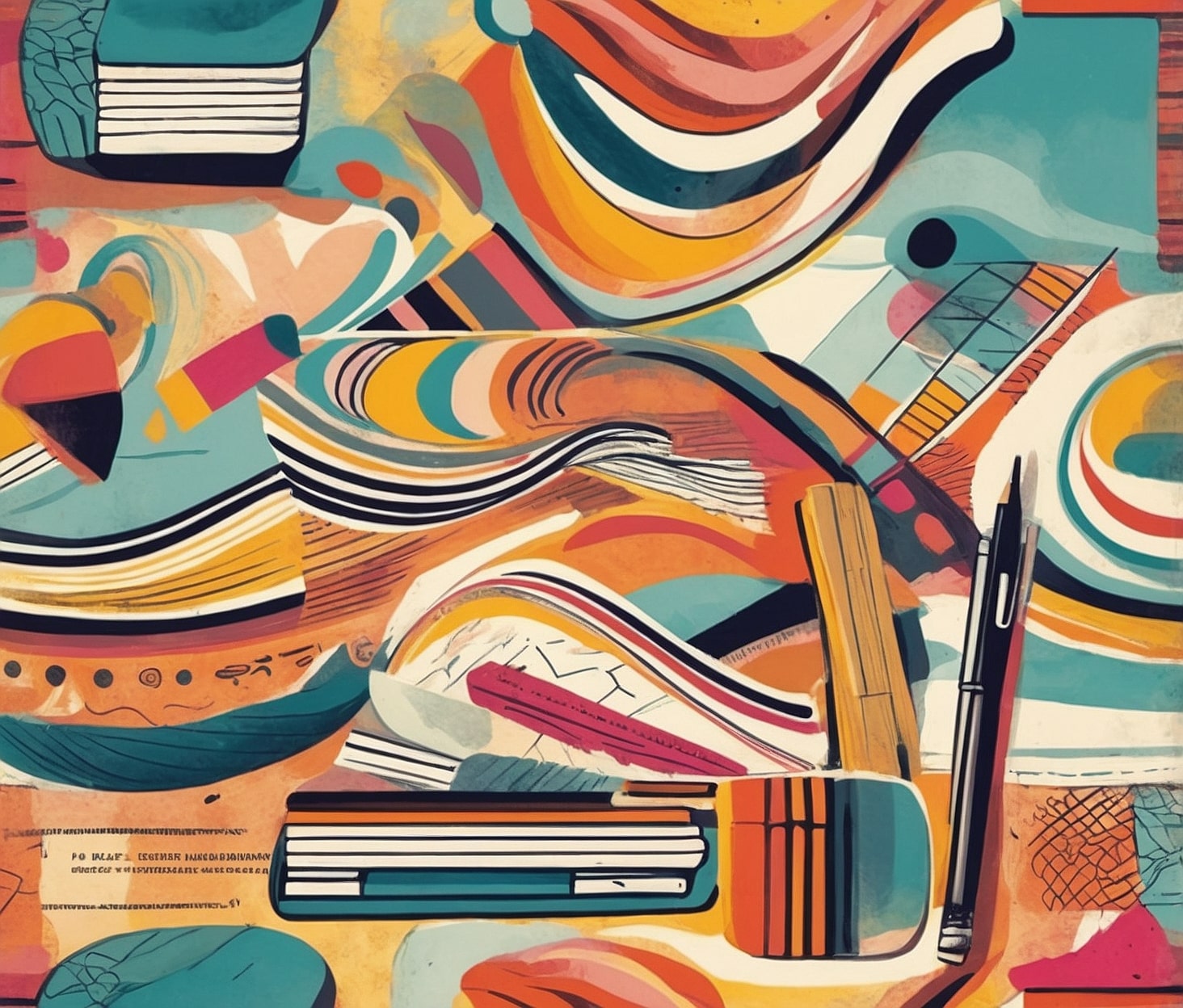 Explora papelería creativa y vibrante